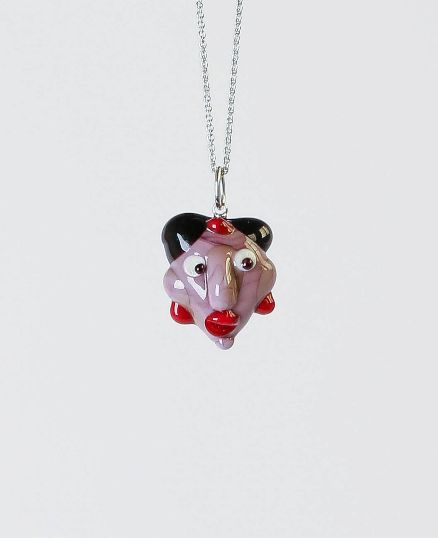 Unity Necklace Small Violet / Black
