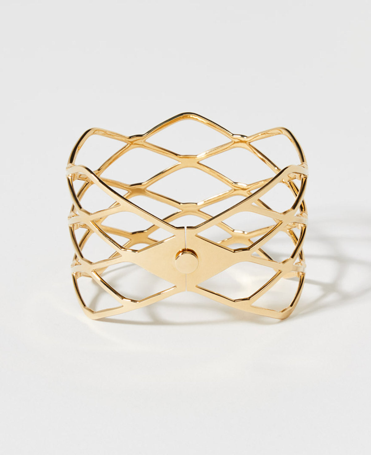 Mesh Cuff / 18k Yellow Gold